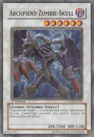 Archfiend Zombie-Skull [ANPR-EN042] Super Rare - Duel Kingdom