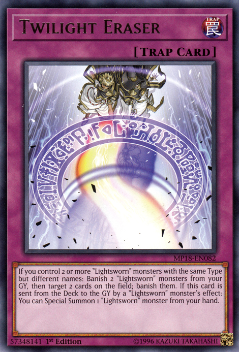 Twilight Eraser [MP18-EN082] Rare - Duel Kingdom