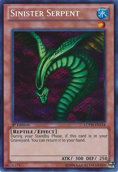 Sinister Serpent [LCYW-EN154] Secret Rare - Duel Kingdom