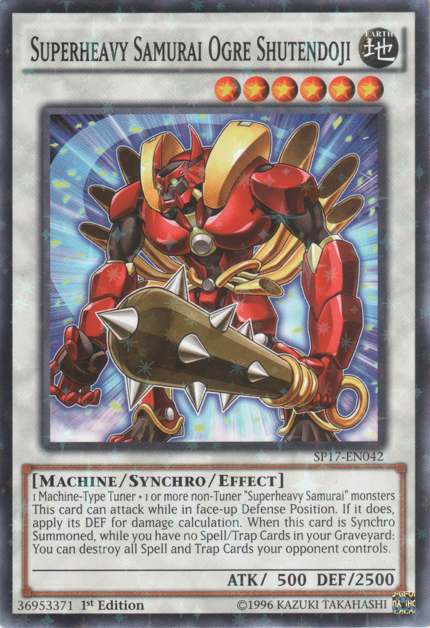 Superheavy Samurai Ogre Shutendoji [SP17-EN042] Starfoil Rare - Duel Kingdom