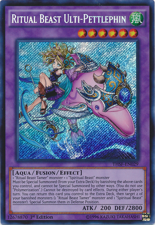 Ritual Beast Ulti-Pettlephin [THSF-EN029] Secret Rare - Duel Kingdom