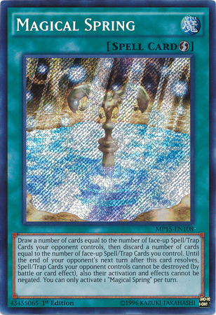 Magical Spring [MP15-EN108] Secret Rare - Duel Kingdom