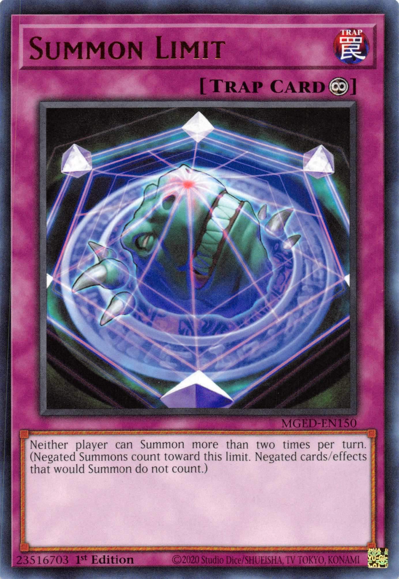 Summon Limit [MGED-EN150] Rare - Duel Kingdom