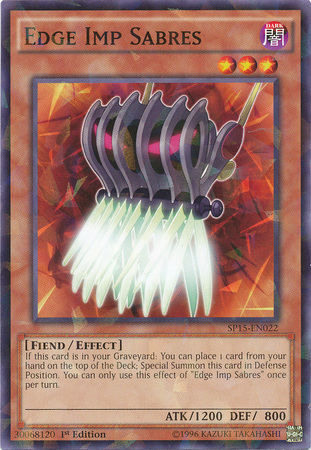 Edge Imp Sabres [SP15-EN022] Shatterfoil Rare - Duel Kingdom