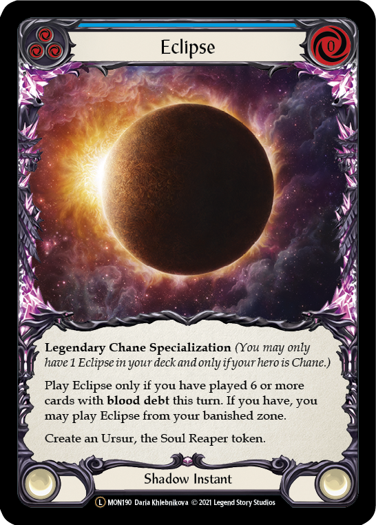 Eclipse (Rainbow Foil) [U-MON190-RF] Unlimited Rainbow Foil - Duel Kingdom