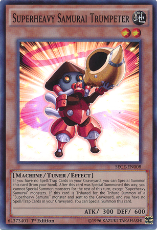 Superheavy Samurai Trumpeter [SECE-EN008] Super Rare - Duel Kingdom