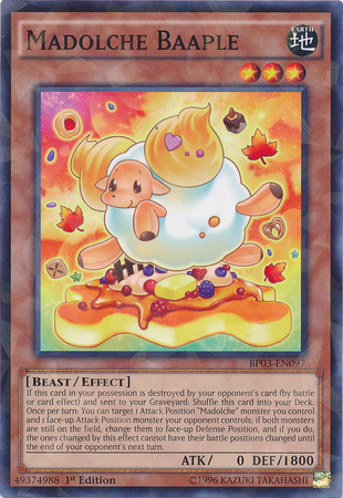 Madolche Baaple [BP03-EN097] Shatterfoil Rare - Duel Kingdom