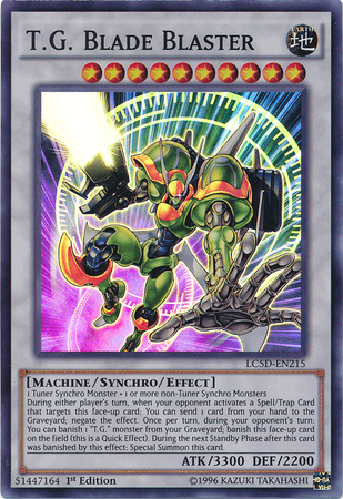 T.G. Blade Blaster [LC5D-EN215] Super Rare - Duel Kingdom