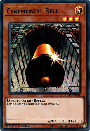 Ceremonial Bell [AC18-EN001] Super Rare - Duel Kingdom