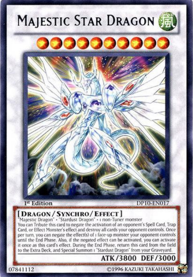 Majestic Star Dragon [DP10-EN017] Rare - Duel Kingdom