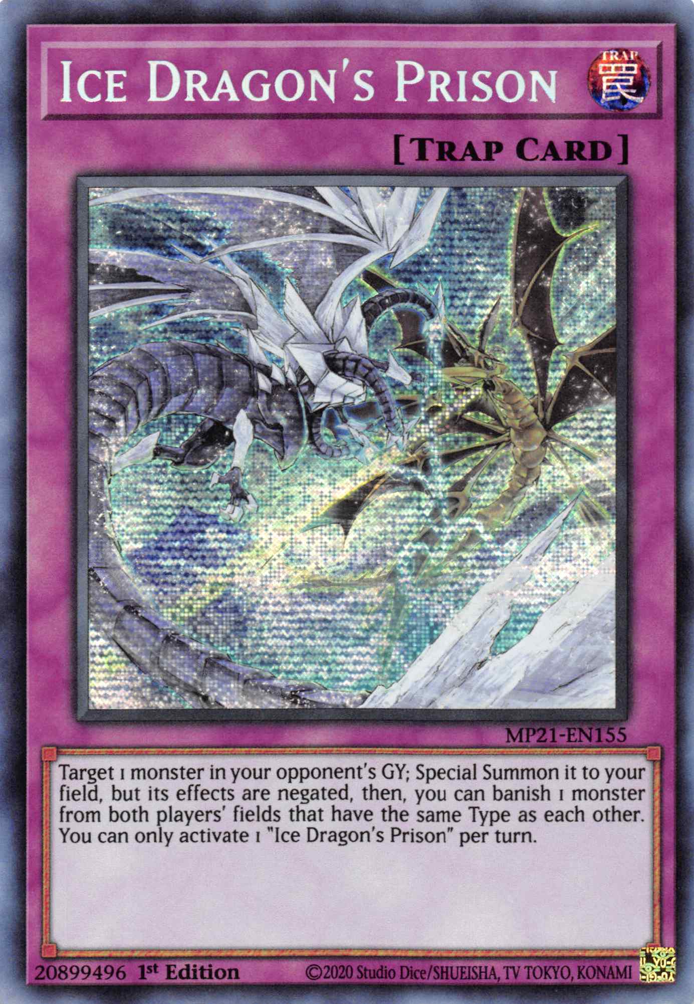 Ice Dragon's Prison [MP21-EN155] Prismatic Secret Rare - Duel Kingdom