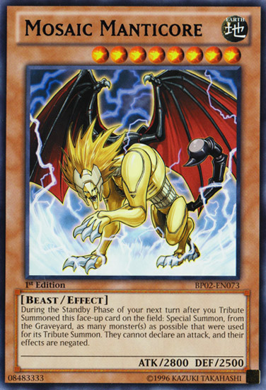 Mosaic Manticore [BP02-EN073] Mosaic Rare - Duel Kingdom