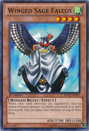 Winged Sage Falcos [BPW2-EN007] Common - Duel Kingdom