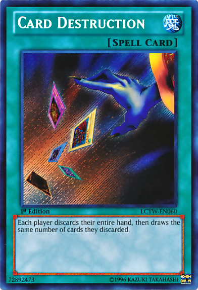 Card Destruction [LCYW-EN060] Secret Rare - Duel Kingdom
