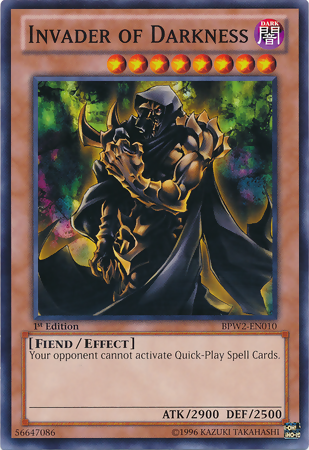 Invader of Darkness [BPW2-EN010] Common - Duel Kingdom