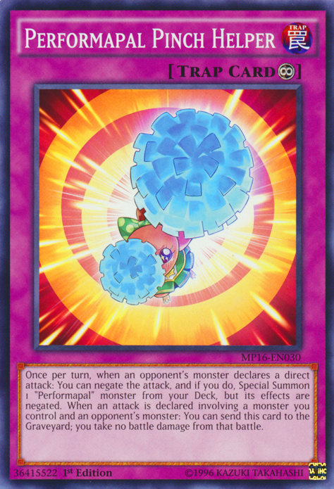 Performapal Pinch Helper [MP16-EN030] Common - Duel Kingdom