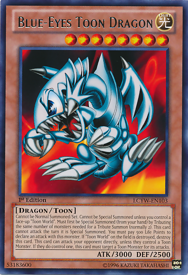 Blue-Eyes Toon Dragon [LCYW-EN103] Rare - Duel Kingdom