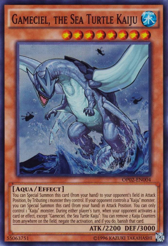 Gameciel, the Sea Turtle Kaiju [OP02-EN004] Super Rare - Duel Kingdom