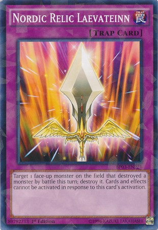 Nordic Relic Laevateinn [BP03-EN221] Shatterfoil Rare - Duel Kingdom