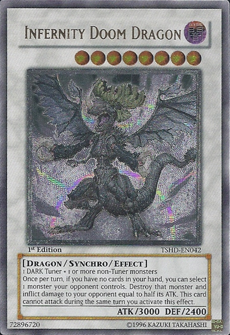 Infernity Doom Dragon [TSHD-EN042] Ultimate Rare - Duel Kingdom