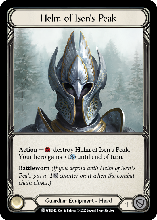 Helm of Isen's Peak [WTR042] Unlimited Rainbow Foil - Duel Kingdom