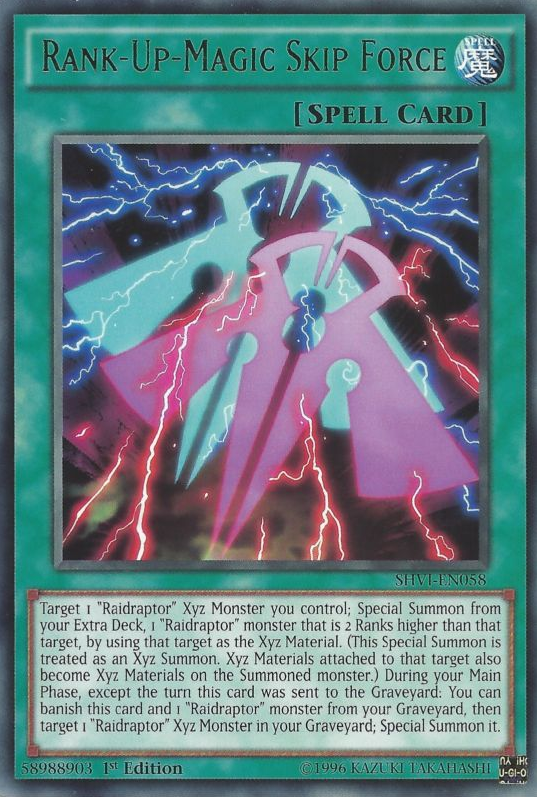 Rank-Up-Magic Skip Force [SHVI-EN058] Rare - Duel Kingdom