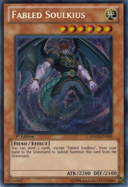 Fabled Soulkius [HA03-EN004] Secret Rare - Duel Kingdom