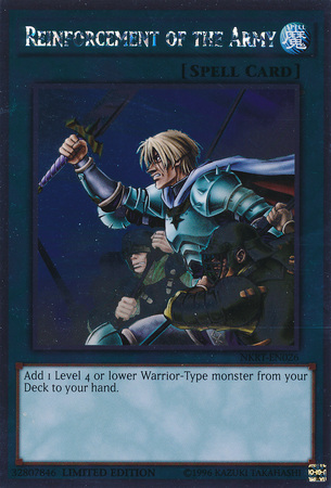 Reinforcement of the Army [NKRT-EN026] Platinum Rare - Duel Kingdom