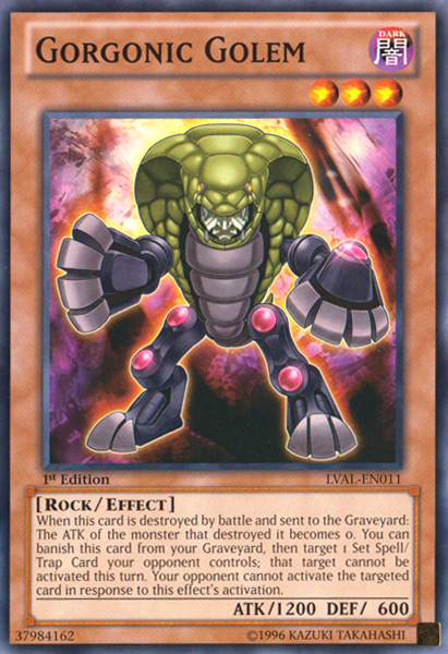 Gorgonic Golem [LVAL-EN011] Common - Duel Kingdom