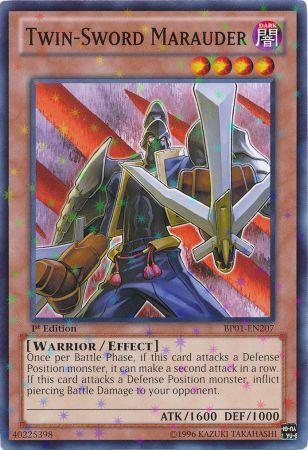 Twin-Sword Marauder [BP01-EN207] Starfoil Rare - Duel Kingdom