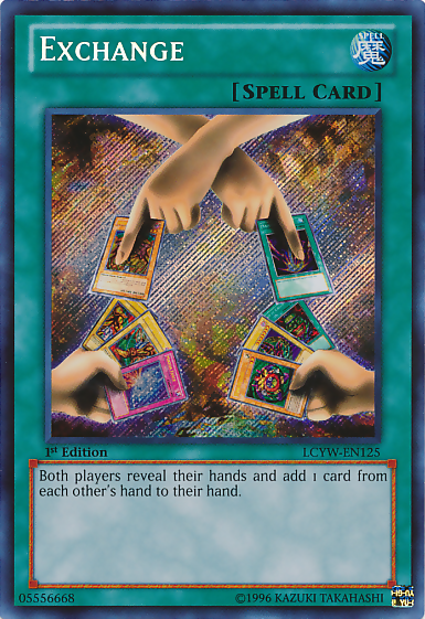 Exchange [LCYW-EN125] Secret Rare - Duel Kingdom