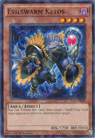 Evilswarm Ketos [BP03-EN098] Shatterfoil Rare - Duel Kingdom