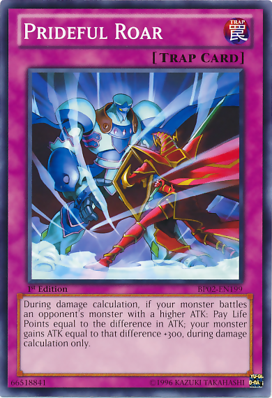 Prideful Roar [BP02-EN199] Mosaic Rare - Duel Kingdom