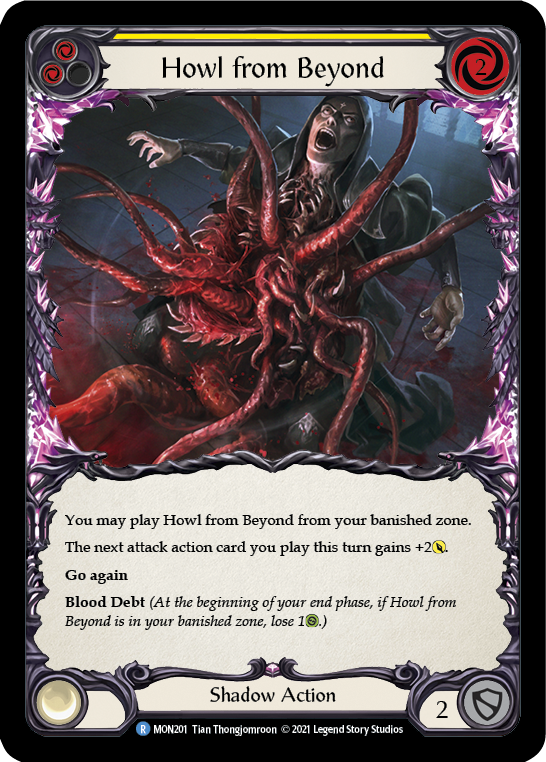Howl from Beyond (Yellow) [MON201] 1st Edition Normal - Duel Kingdom