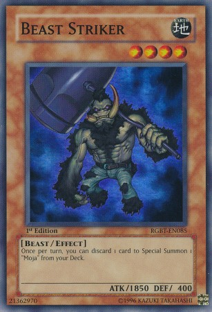 Beast Striker [RGBT-EN085] Super Rare - Duel Kingdom