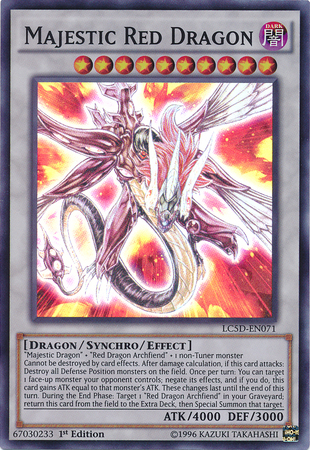 Majestic Red Dragon [LC5D-EN071] Super Rare - Duel Kingdom