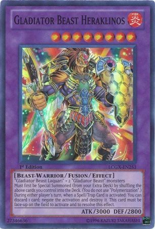 Gladiator Beast Heraklinos [LCGX-EN253] Super Rare - Duel Kingdom