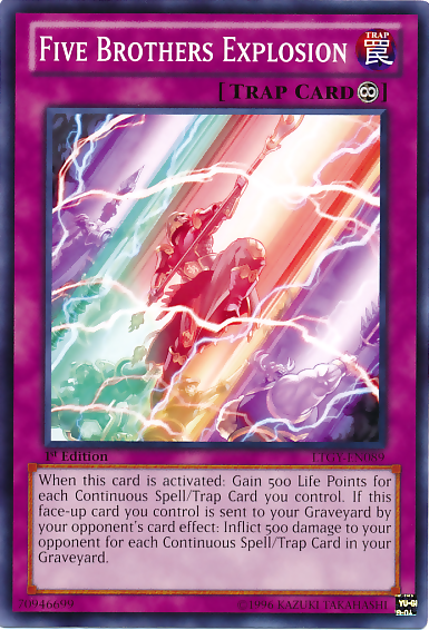 Five Brothers Explosion [LTGY-EN089] Common - Duel Kingdom