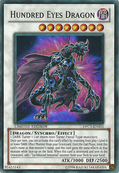 Hundred Eyes Dragon [DPC5-EN003] Super Rare - Duel Kingdom