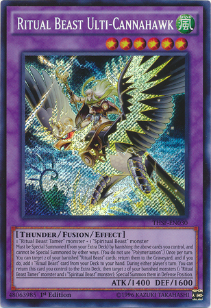 Ritual Beast Ulti-Cannahawk [THSF-EN030] Secret Rare - Duel Kingdom