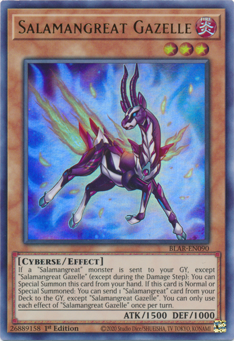 Salamangreat Gazelle [BLAR-EN090] Ultra Rare - Duel Kingdom