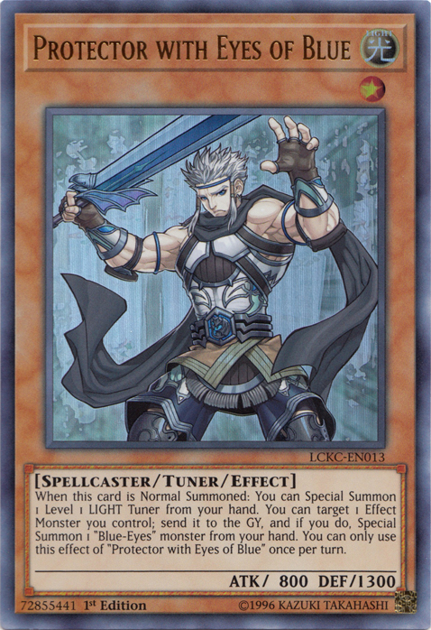 Protector with Eyes of Blue [LCKC-EN013] Ultra Rare - Duel Kingdom
