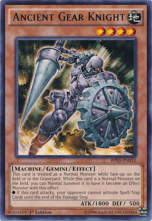 Ancient Gear Knight [BP03-EN033] Rare - Duel Kingdom