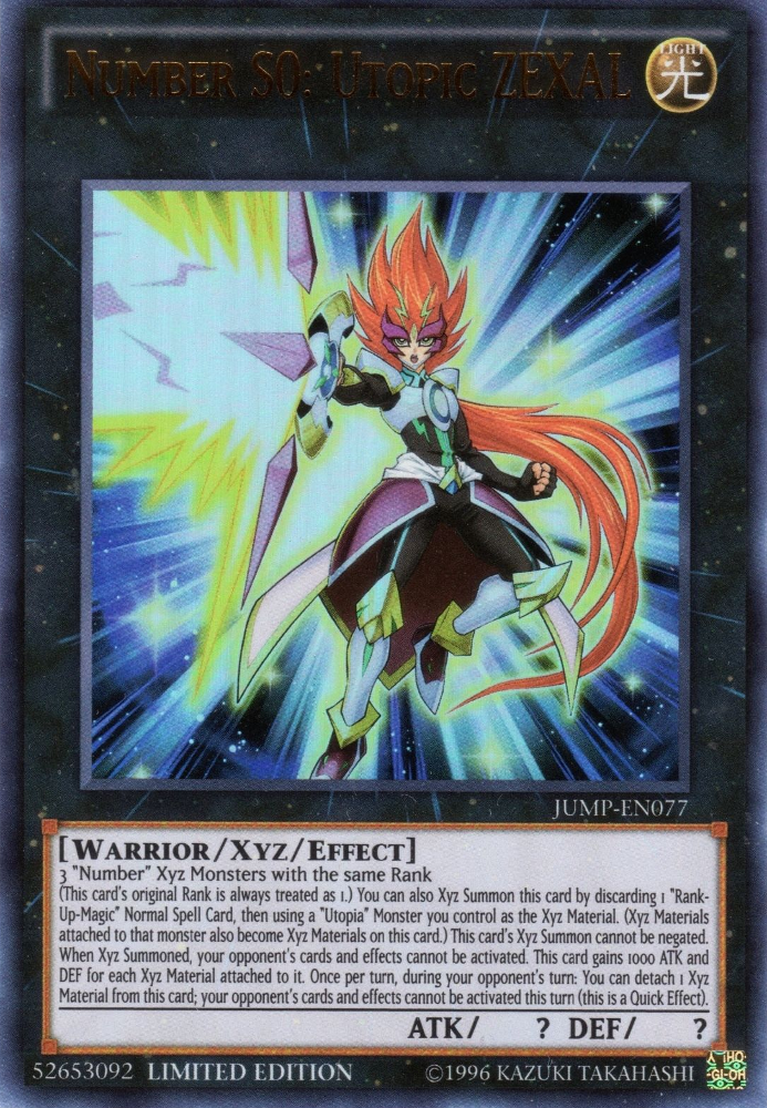 Number S0: Utopic ZEXAL [JUMP-EN077] Ultra Rare - Duel Kingdom