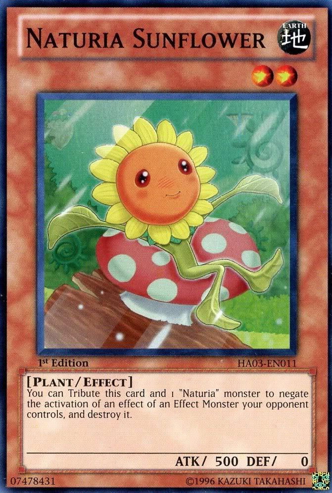 Naturia Sunflower [HA03-EN011] Super Rare - Duel Kingdom