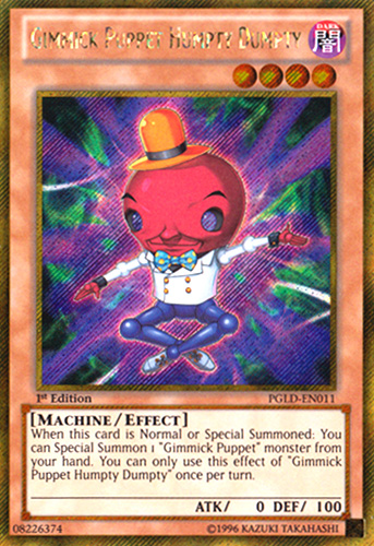 Gimmick Puppet Humpty Dumpty [PGLD-EN011] Gold Secret Rare - Duel Kingdom