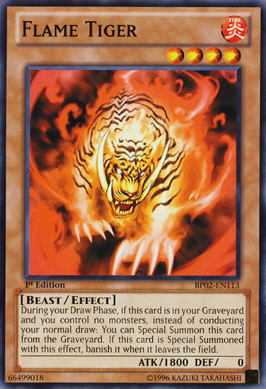 Flame Tiger [BP02-EN113] Mosaic Rare - Duel Kingdom