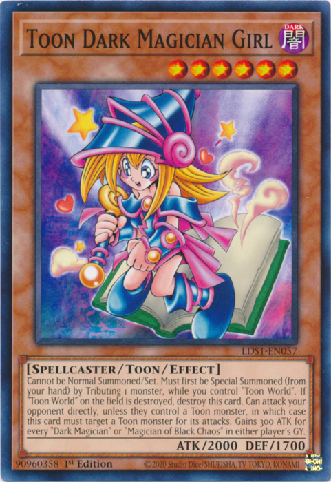 Toon Dark Magician Girl [LDS1-EN057] Common - Duel Kingdom