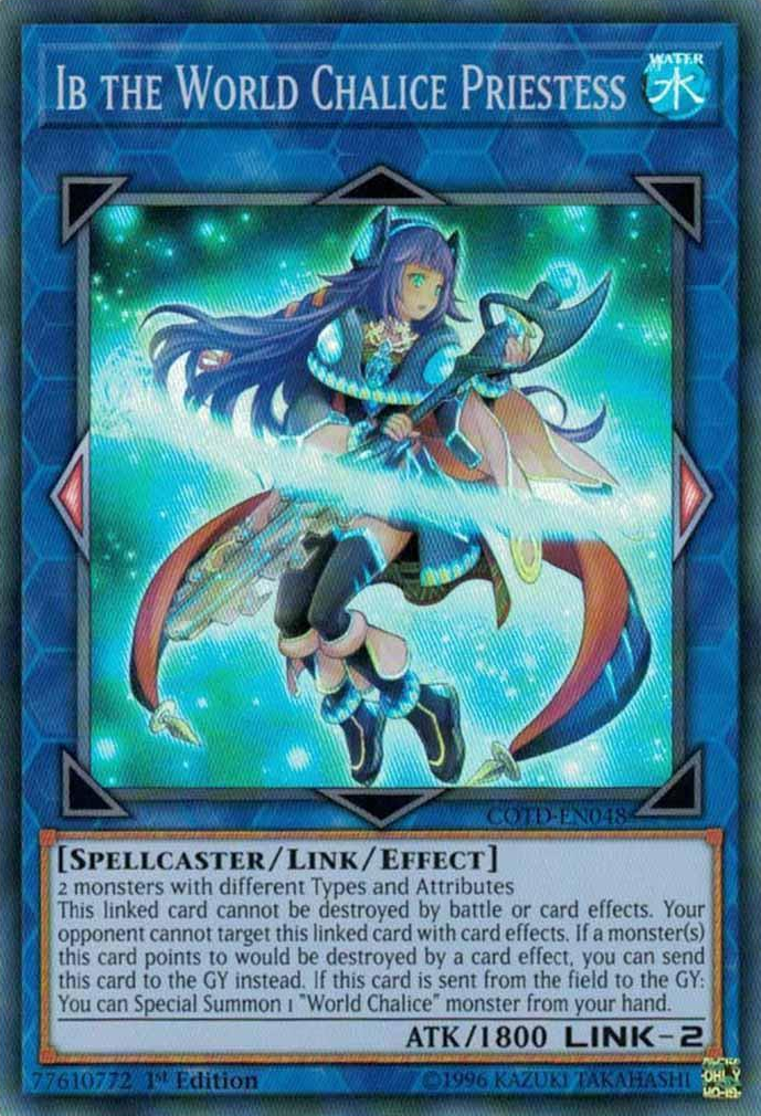 Ib the World Chalice Priestess [COTD-EN048] Super Rare - Duel Kingdom