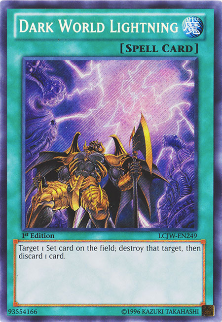 Dark World Lightning [LCJW-EN249] Secret Rare - Duel Kingdom